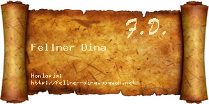 Fellner Dina névjegykártya